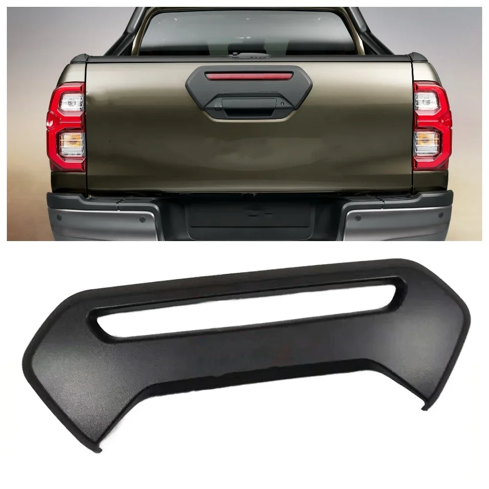 Auto Accessories Tailgate Cover Fit For Hilux Revo Rocco 2021 2022 2023 Tailgate Plate Cover Car Styling