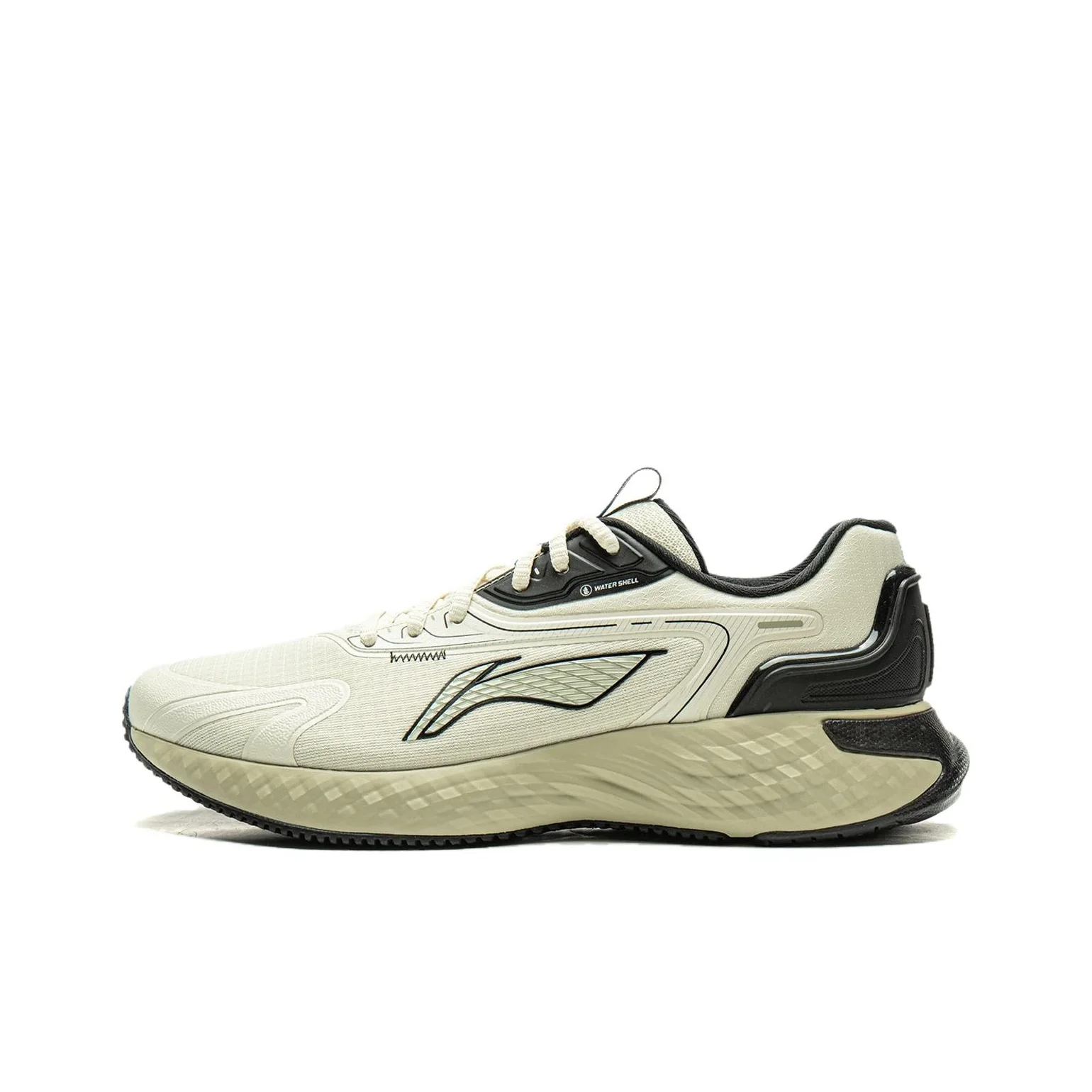Li Ning TPU Cushioning Waterproof Rebound Low top Casual Shoes Men's Green AGLV219-3