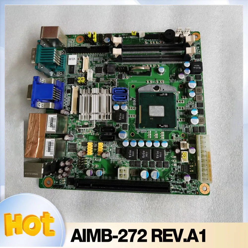 AIMB-272 REV.A1 For Advantech AIMB-272G2 Dual Network Port Industrial Motherboard