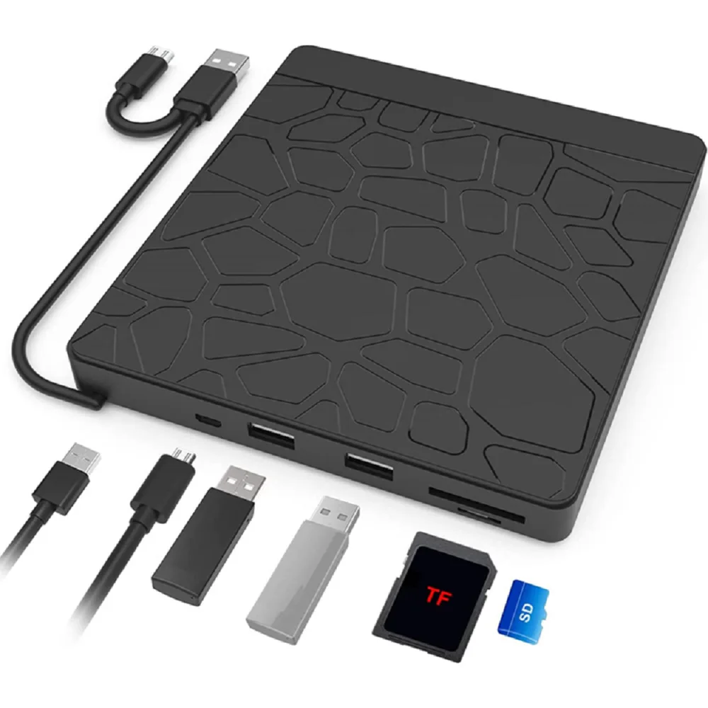 OEM customization, Blu-ray drive, computer usb Blu-ray burner, multi-function card dvd Blu-ray DVD player 5 in 1