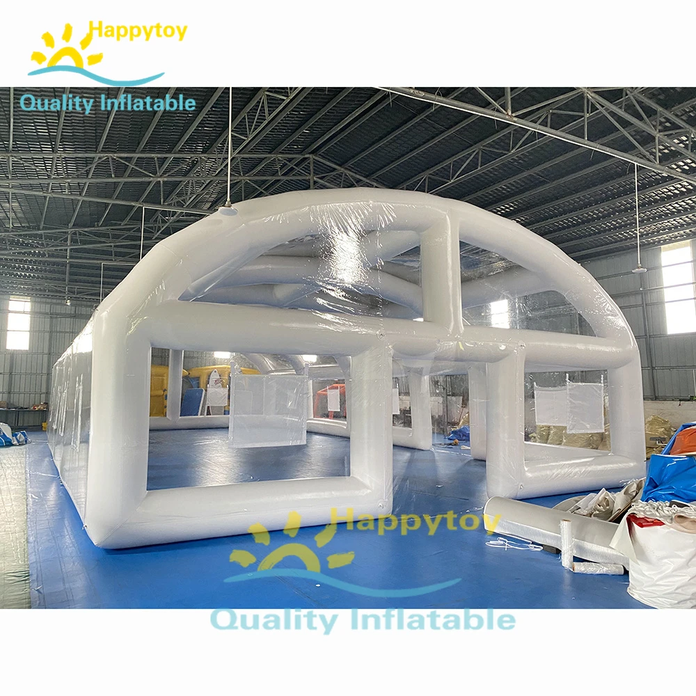 PVC Waterproof Inflatable Clear Transparent Pool Cover Dome Tents