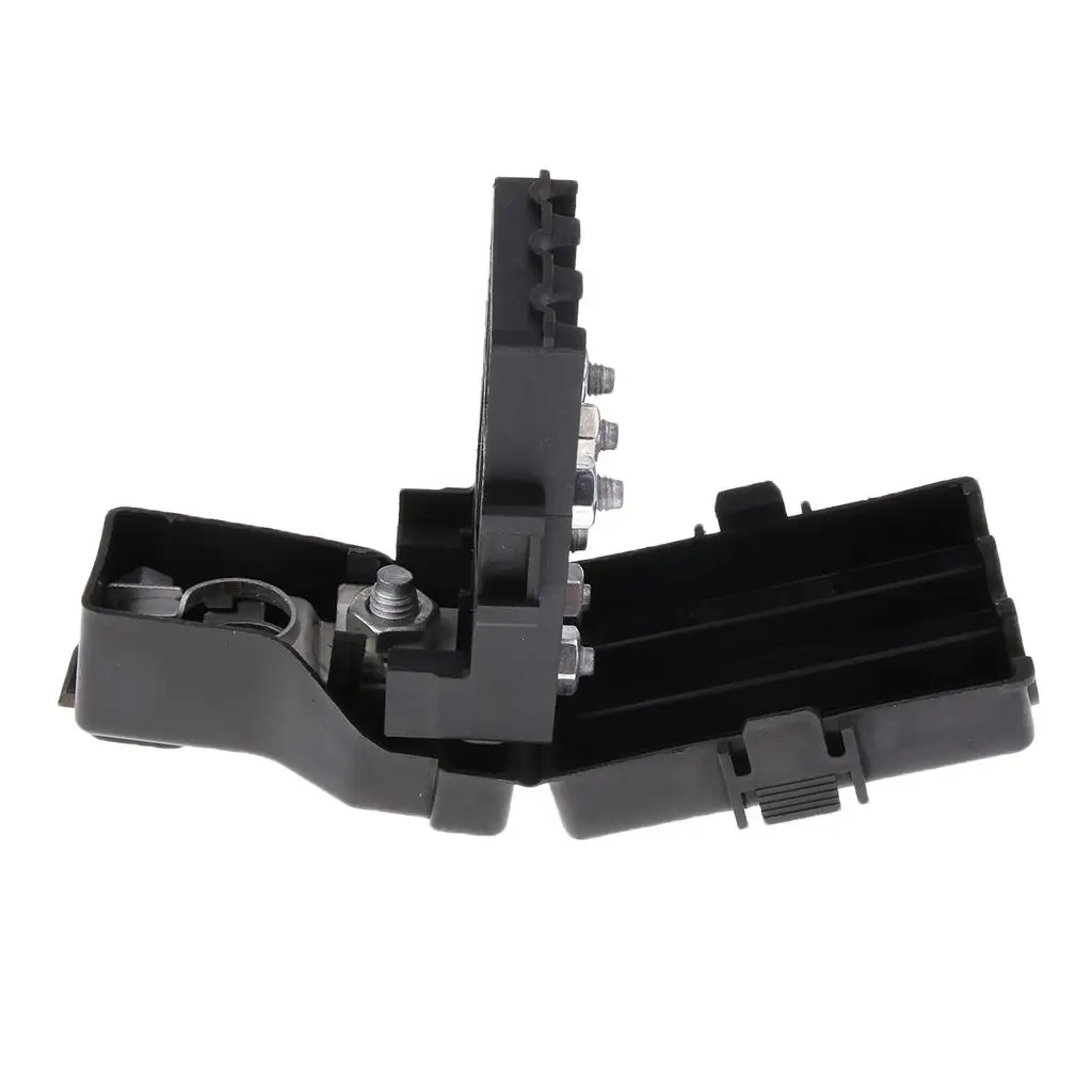 Multi Fuse Holder Black Plastic Cover Splash Proof Automotive Block for Vehicle Car Boat Audio Video Setup