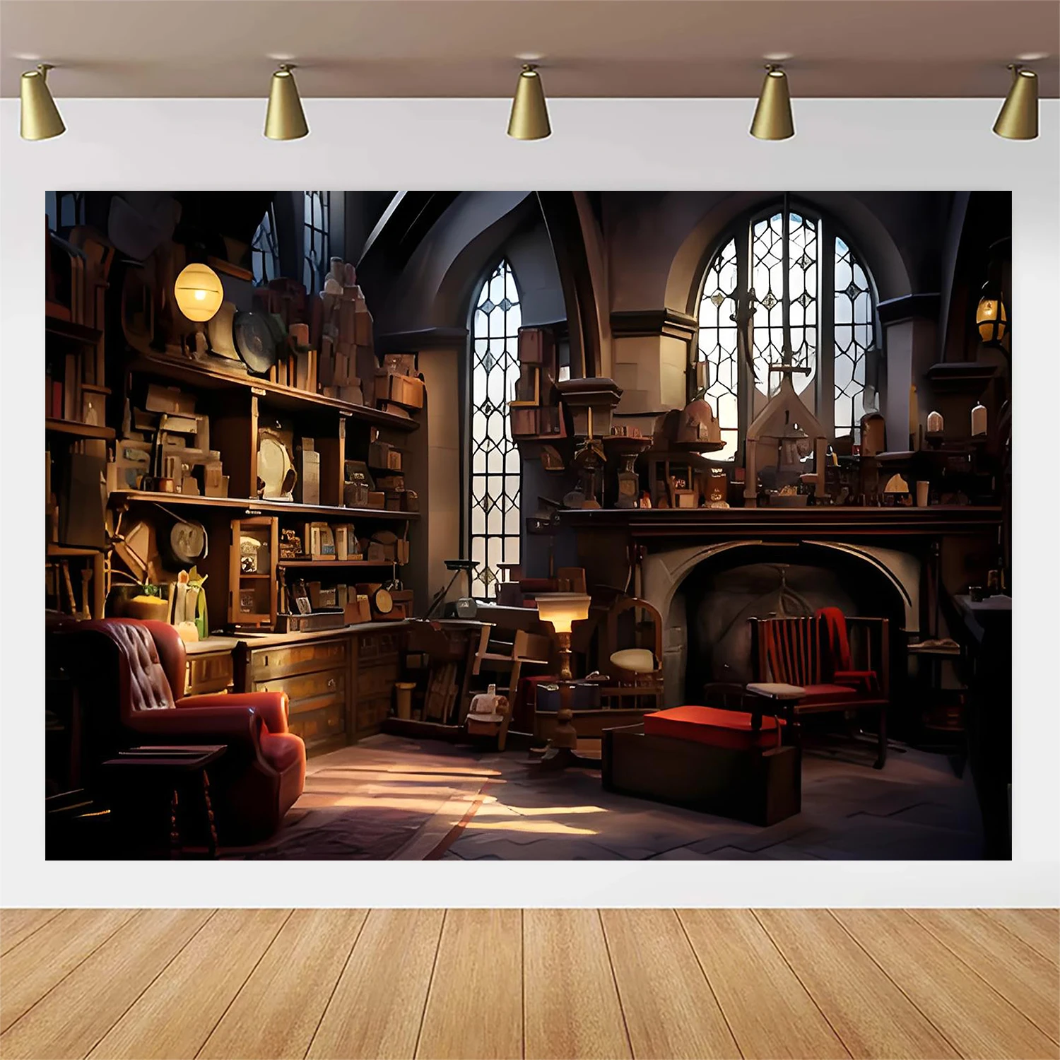 Harry Potter Banner Backdrop, Magic Wizard Castle, Custom Hogwarts, Magic Academy, Kid Birthday Party, Photography Decor