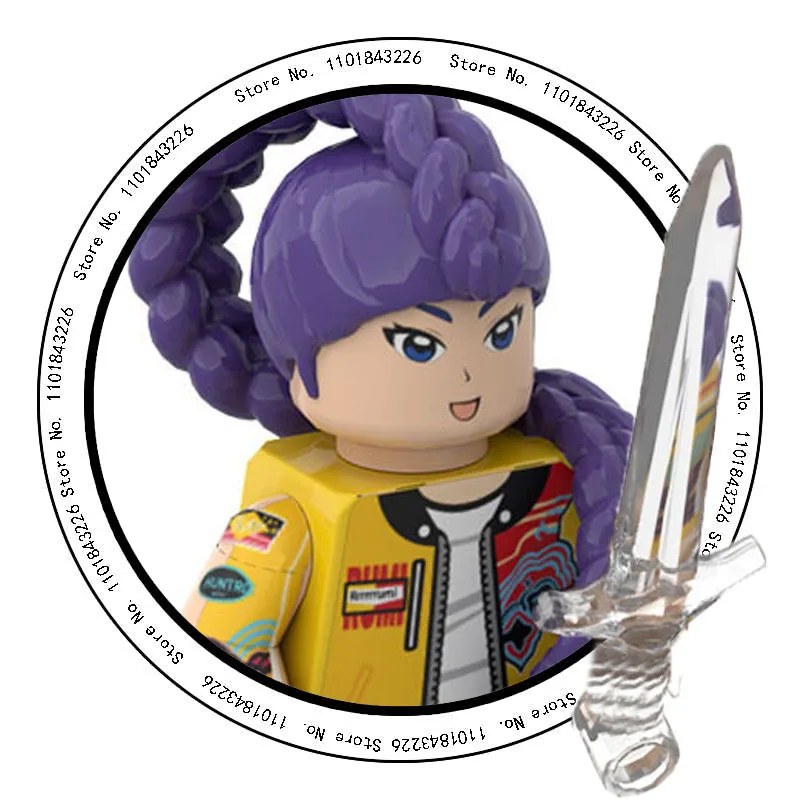 Kpop Demon Hunters Mini Action Figure Bouwstenen Speelgoed Randapparatuur Bureau Decoratie Collectie Figuren Model Speelgoed Voor Kind