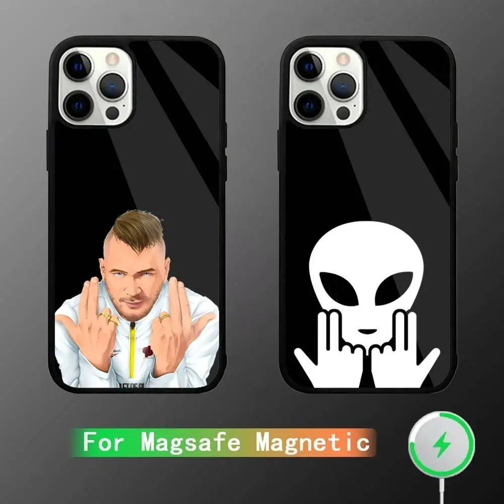 

Rapper Jul La machine Phone Case For iPhone 16,15,14,13,12,11,Plus,Pro,Max Mini Magsafe Magnetic Wireless Charging