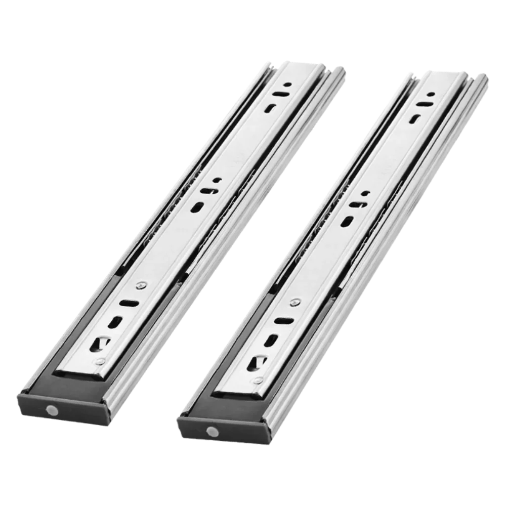 Stainless Steel Drawer Slides Soft Close Drawer Track Rail Sliding Three-Section Cabinet Furniture Hardware Fittings ﻿