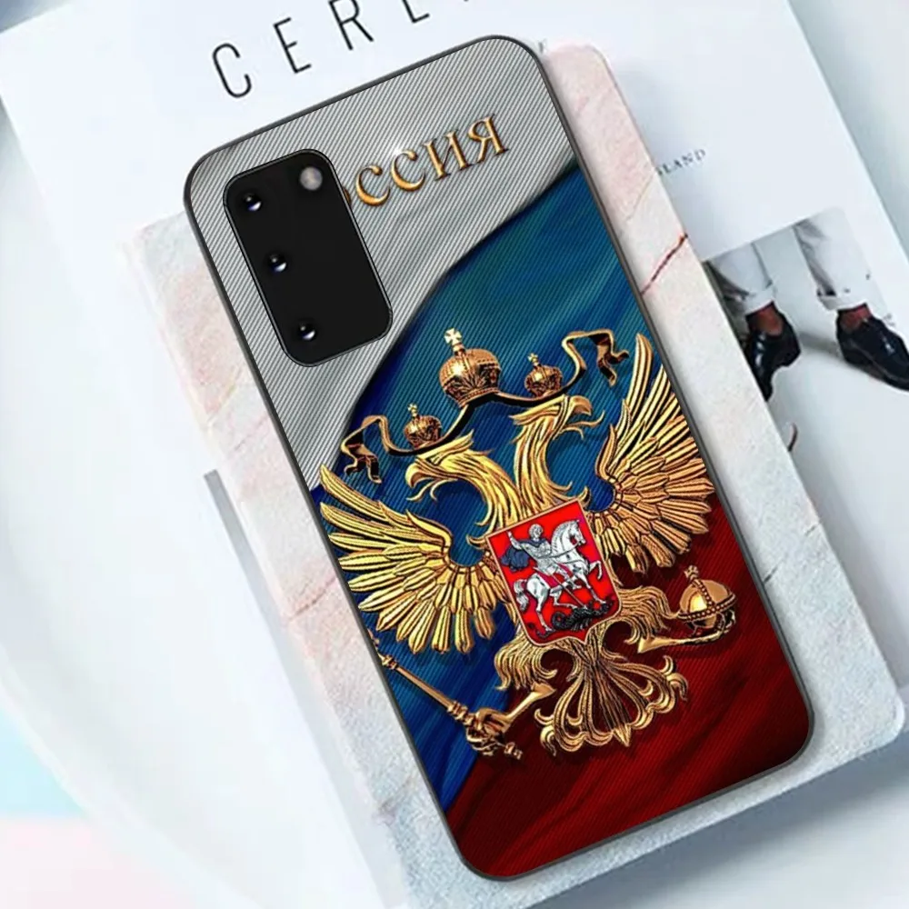 Russia Russian Flags Emblem Phone Case For Samsung S 9 10 20 21 22 23 30 23plus lite Ultra FE S10lite Fundas