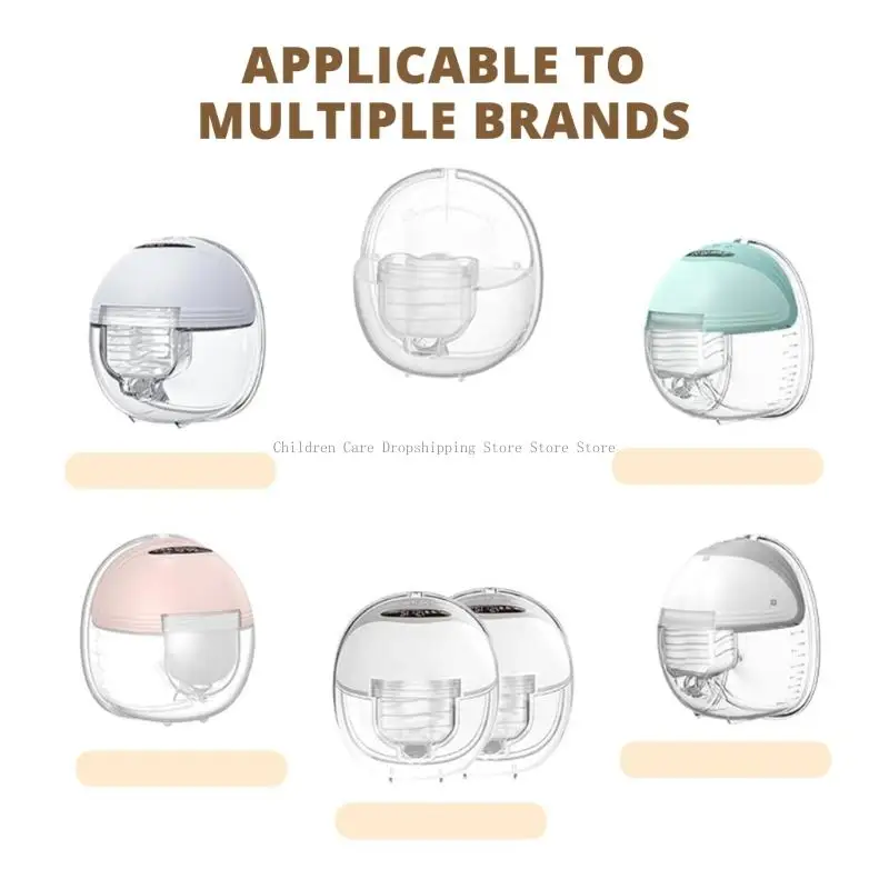 

Efficient Milk Collection Accessories 27mm/24mm Flange Collector Cup for S18/S21 Breast Pumps with Dust Cover