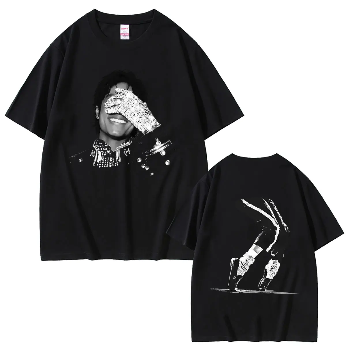 

Michael Jackson Face Graphic T-shirt Men Women Fashion Hip Hop Oversized T-shirts Male Vintage Gothic Rock T Shirts Streetwear