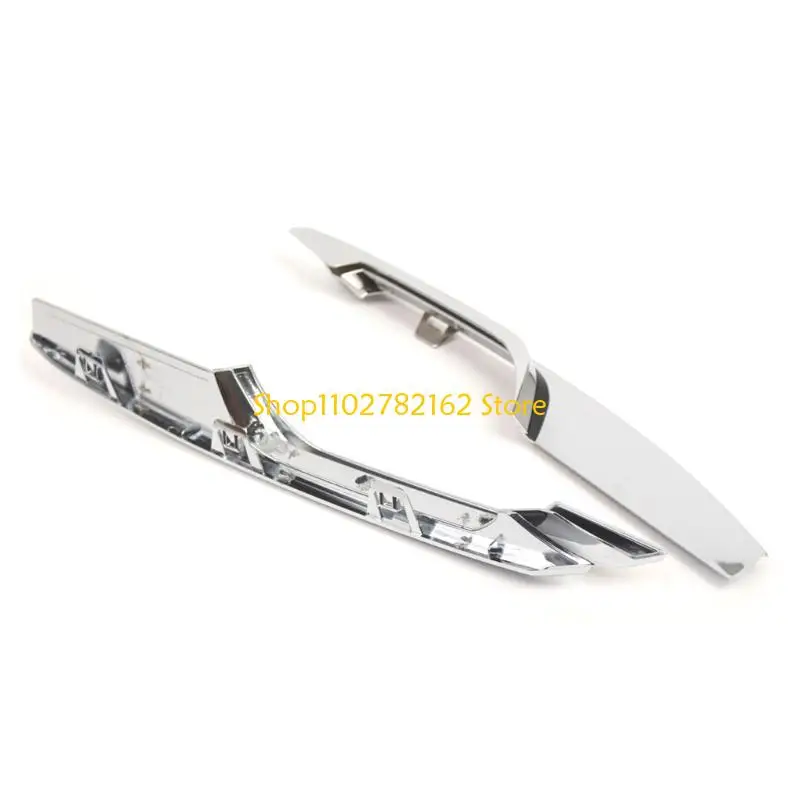 

547B Polished Chrome Lens Protector Luxury Lines Headlight Cover with Chrome Finish Vehicle Accessories for Car 3 Models