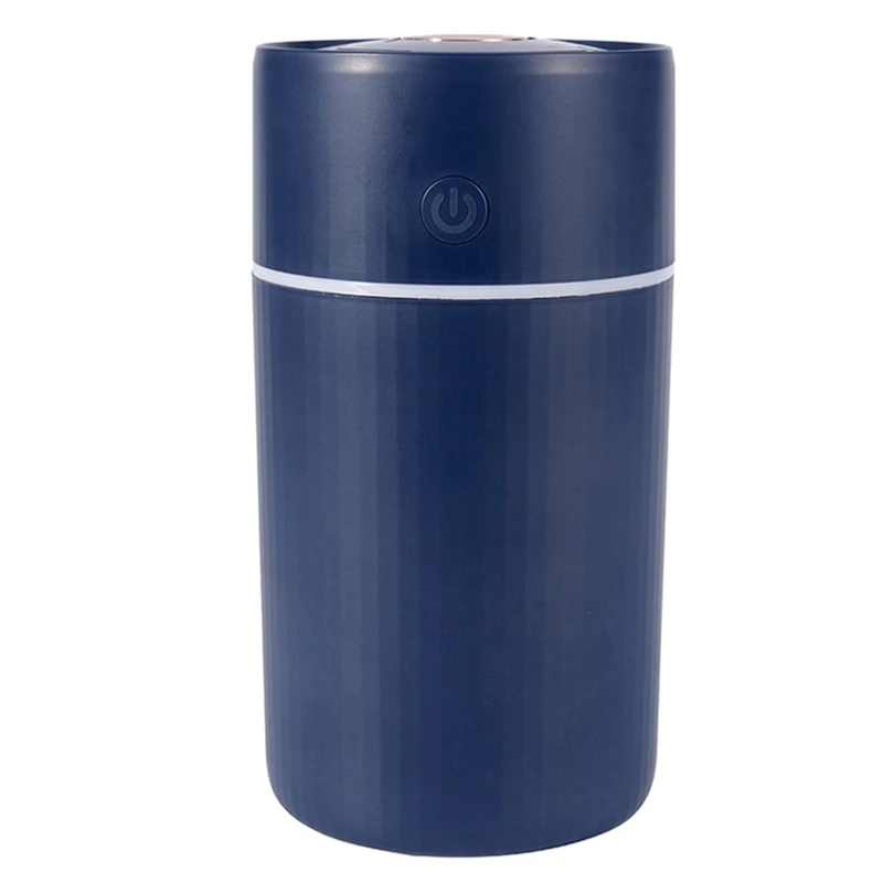 เครื่องทำความชื้นสีสันสดใสพกพาขนาดเล็ก250มล. ปริมาณน้ำ2โหมดหมอกเครื่องทำความชื้นเงียบมากสำหรับรถยนต์ออฟฟิศห้องนอน