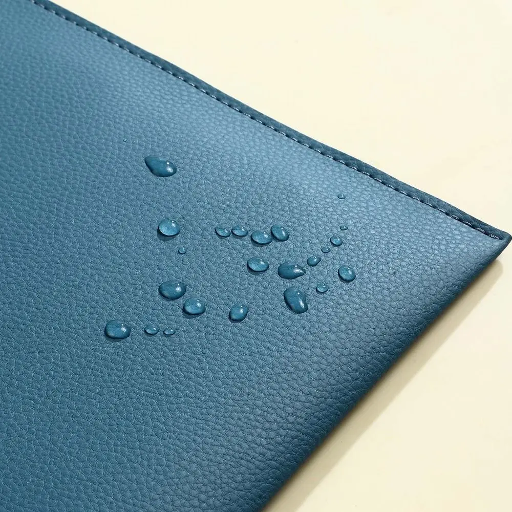 

A4 Thick Document Bag Large Capacity Cortex Vertical Leather File Folder Stationery Paper Organizer Business Information Bag