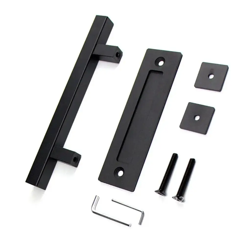

Sliding Barn Wood Handle Pull Flush Recessed Door Furniture Hardware Gate For Window Interior N Cupboard Cabinet Knob Doors Pull