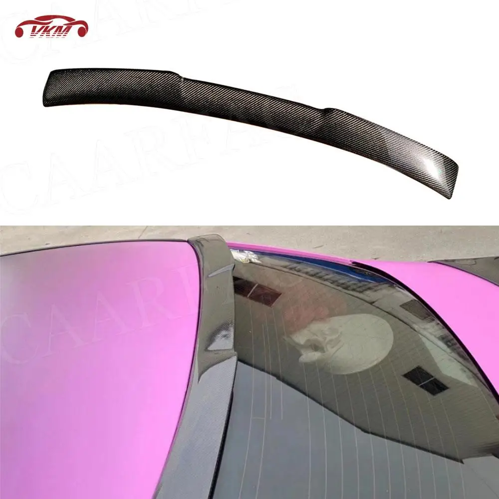 

Carbon Fiber Rear Roof Spoiler Wings Rear Trunk Trim Sticker Spoiler For Infiniti Q50 Q50S 2014-2020