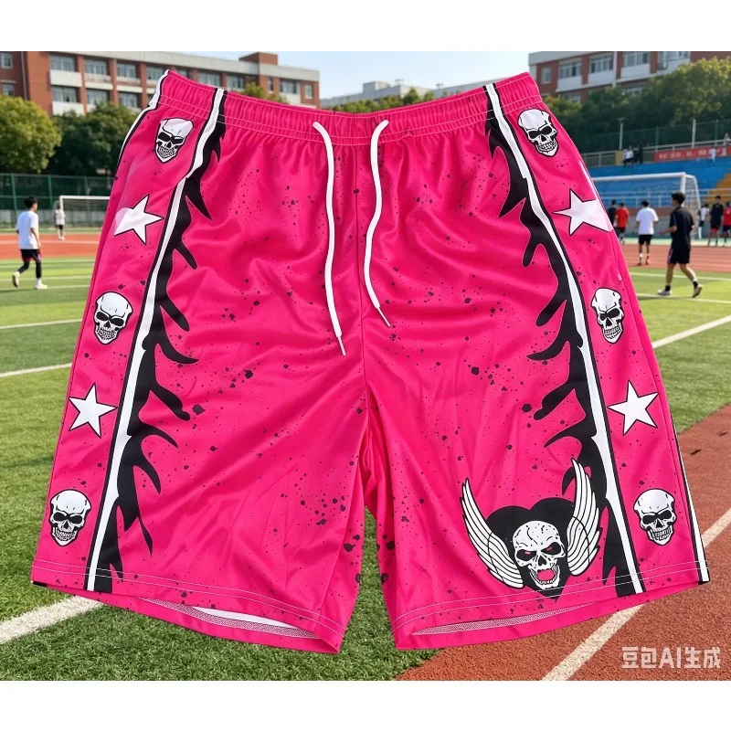 Men's and Women's Sports Shorts, Letter-printed Shorts, Training Jogging Shorts, Boxing Sports Mesh Shorts, Beach Shorts