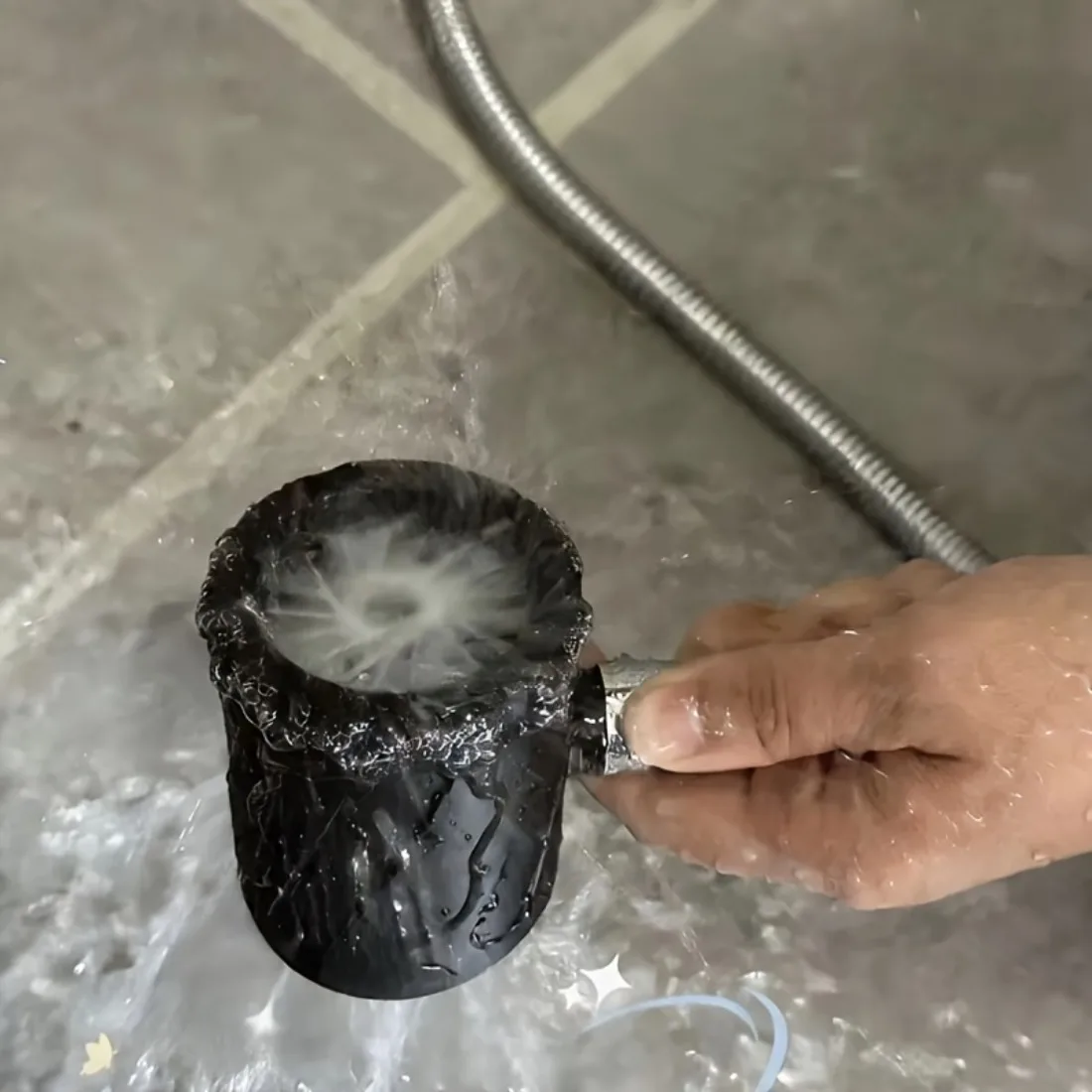 

New Personal Handheld Shower Head for Men, Circular Gentle Water Flow Spray, Portable Private Cleansing Shower Accessory