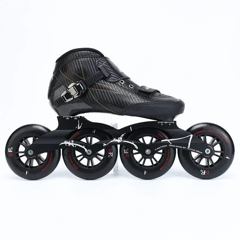 Buty do jazdy na łyżwach zawodowe buty do jazdy na rolkach duża prędkość koła buty do jazdy na łyżwach z włókna węglowego dla dorosłych i dzieci