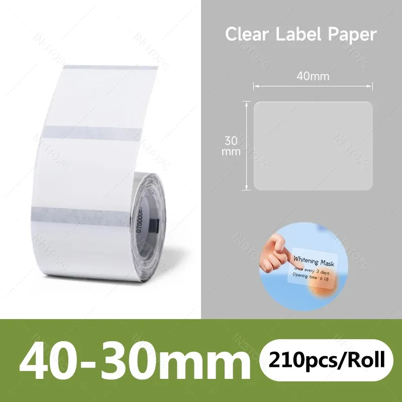 NiiMBOT B21 B1 B3S Ronde Label Afdrukken Sticker zelfklevende Thermische Waterdichte Digitale Nummer Cake Afdichting Sticker Papier