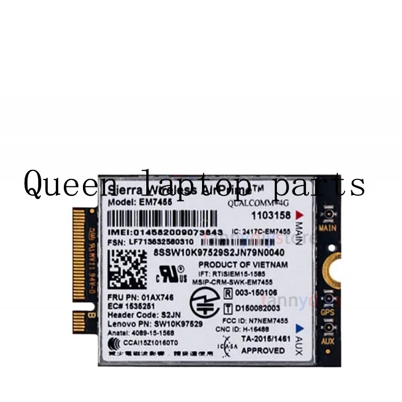 01AX746 4G LTE Mobile WWAN Module For Thinkpad T570 L470 L570 P71 A275 A475