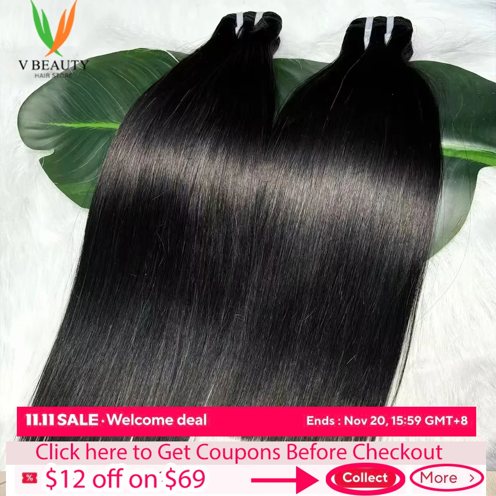 vビューティー-16a-28インチ-30インチ-未加工ベトナム産人毛束-ダブルドローン-100-バージンヘア-ストレートエクステ
