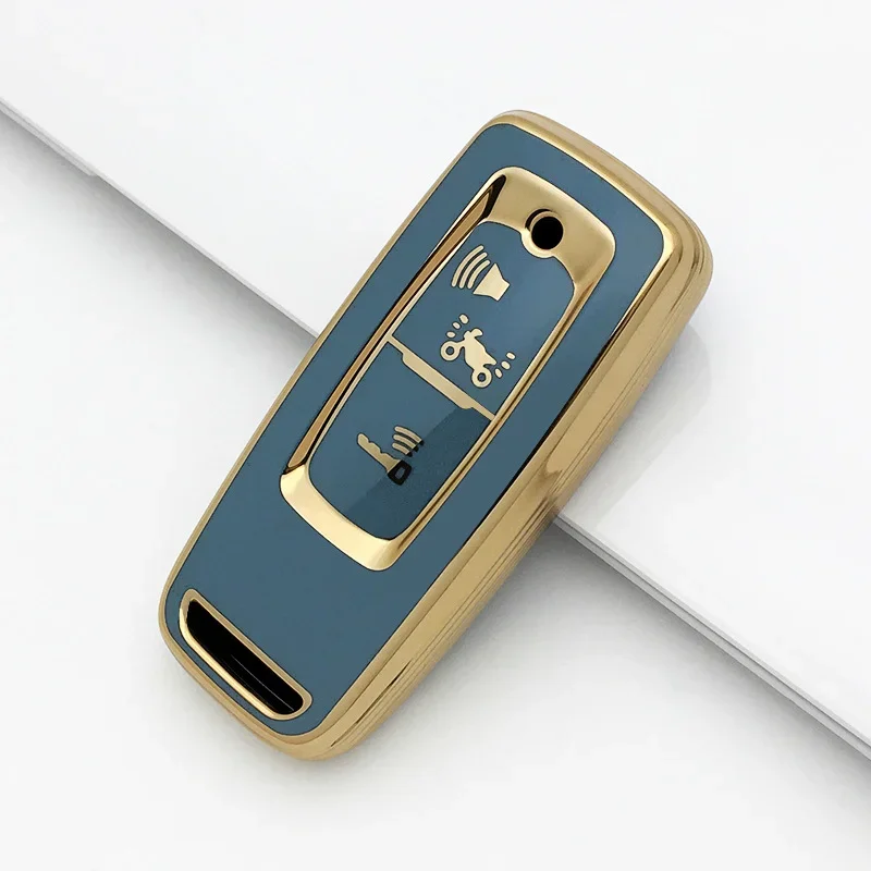 TPU 3 Button Motorcycle Key Case For Honda PCX160 VISION SH350 PCX 160 Remote Keys Cover Protector Holder Keychain Accessories