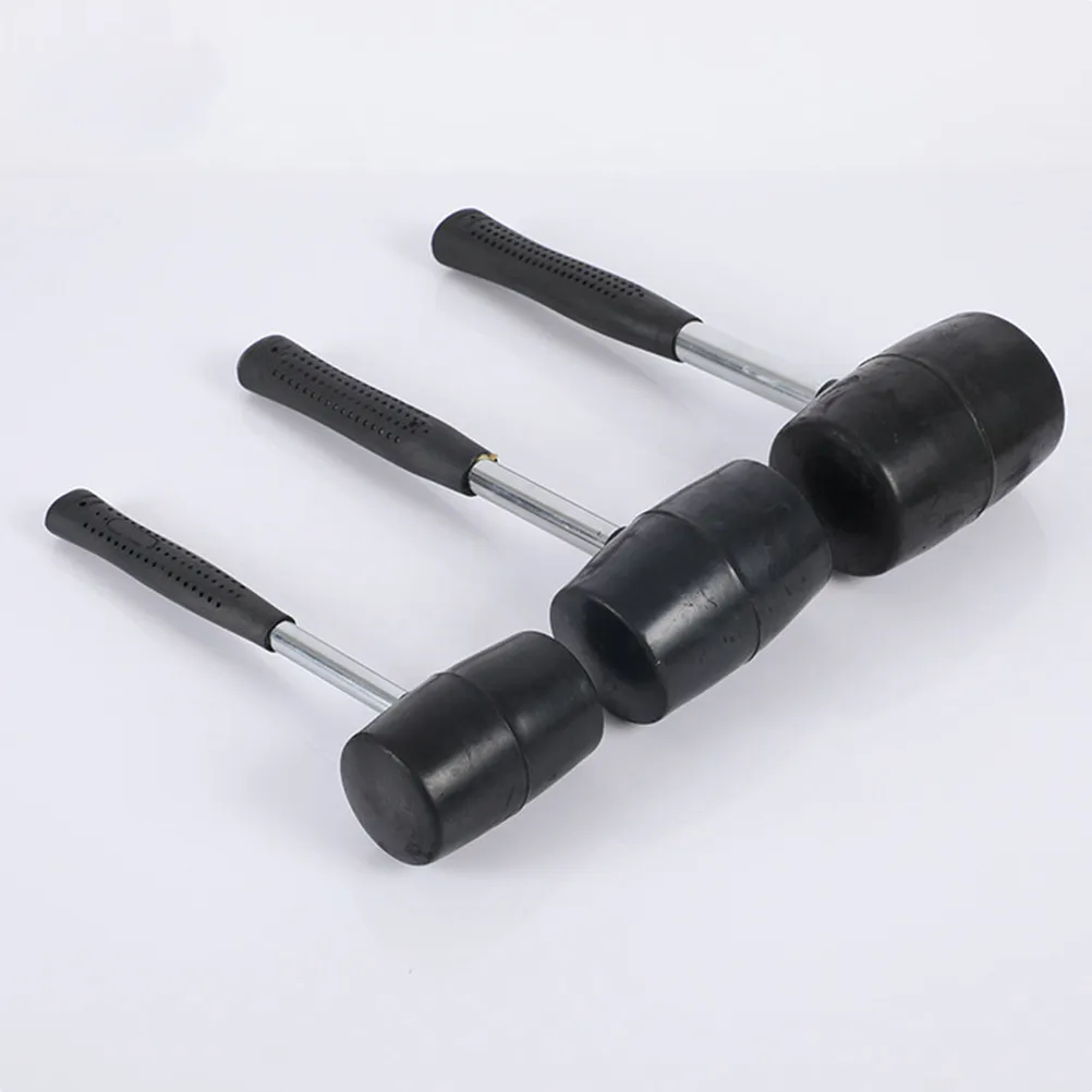 

Молоток резиновый со стальной ручкой 750 г, ударопрочный, с нескользящей рукояткой, для укладки плитки, деревообработки, молоток-гвоздодер, для отделочных работ