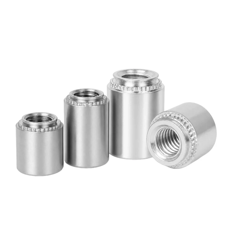 303 Stainless Steel CLS- M3 M4 M5 Through-hole Lengthened And Thickened Pressure Riveting Nuts Sheet Metal Nut