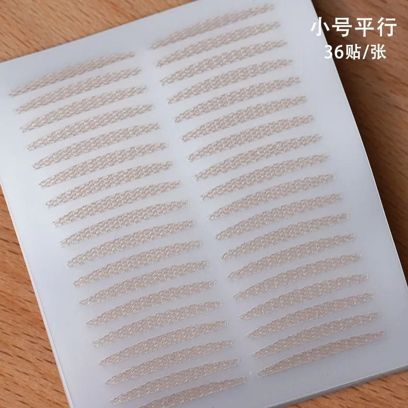 さまざまな仕様のナチュラル二重まぶたパッチレース目に見えない通気性のあるメイクアップ製品で水にくっつく