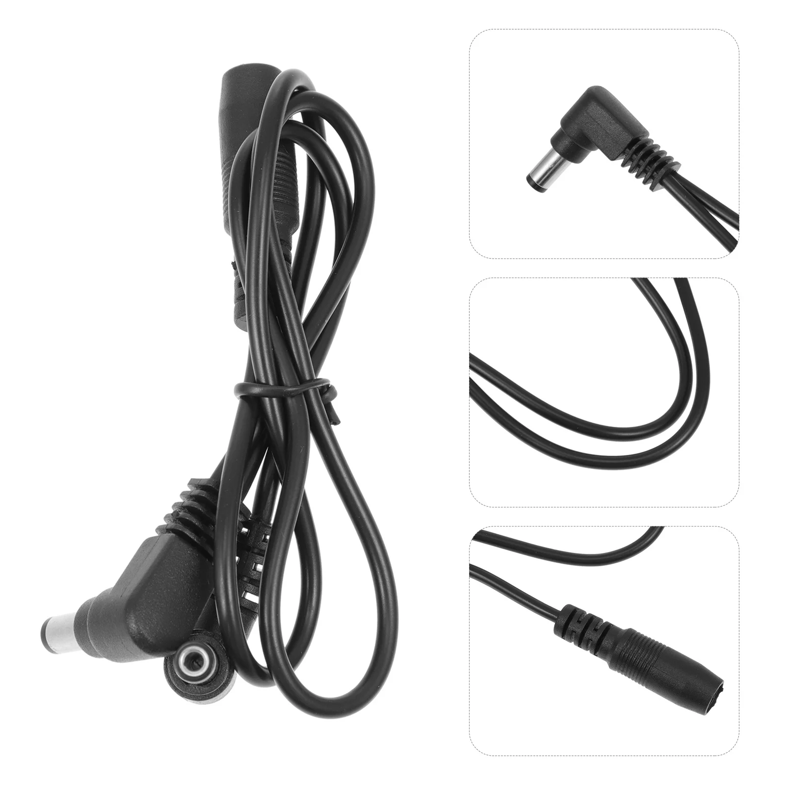 

1Pcs Guitar Effector Cable Heavy Duty Power Supply Cord for Keyboard and Pedal Steady Work Long Service Life Music Lovers Gift
