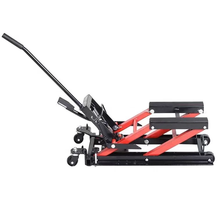 Hydraulic Scissor One Motorcycle Lifting Platform375mm Lift Height Maintenance Platform