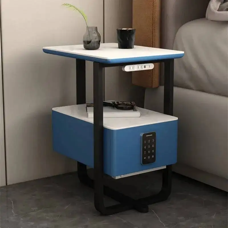 أدراج طاولة جانبية لغرفة النوم، منضدة مريحة، طاولات بجانب السرير الذكية، خزائن Szafka Nocna Nordic Furniture TY25XP