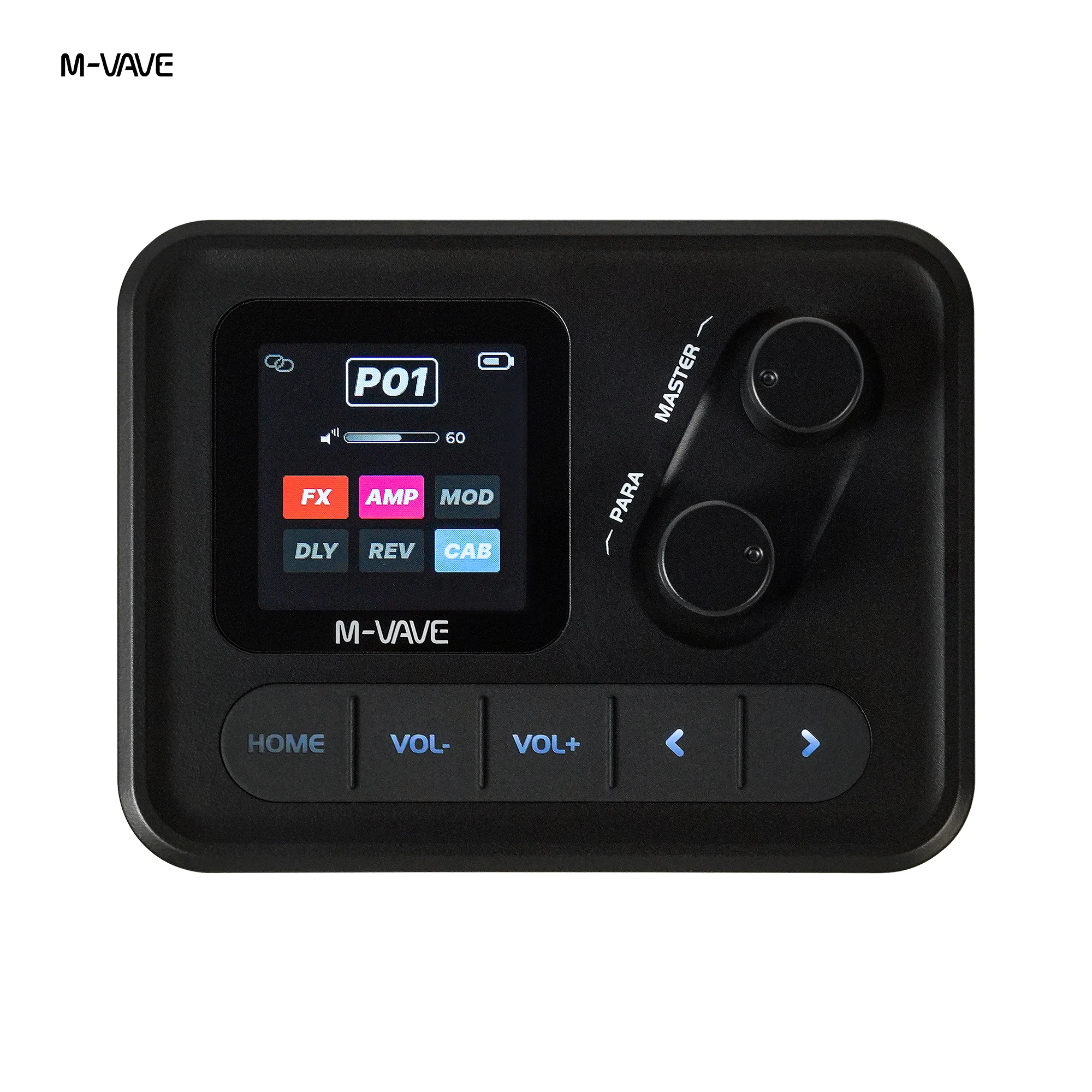 M-VAVE SK17 Mini Guitar Multi-Effects Pedal, Built-in Delay Reverb Modulation, Silent Practice with Headphone Output, USB Record