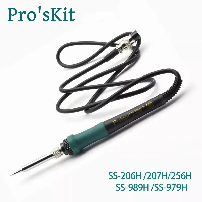 

Pro'sKit SS-989 Soldering Handle Original for SS-206H/207H/256H/989H/979H Solder Station Iron Handle Replacement Part Tool