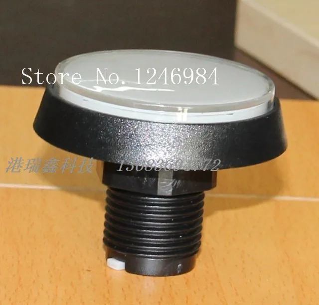 63 MM Video game consoles accessoires grote cirkel knoppen wit B G Y bevel mainframe computer schakelaar knop M60--20 stks/partij