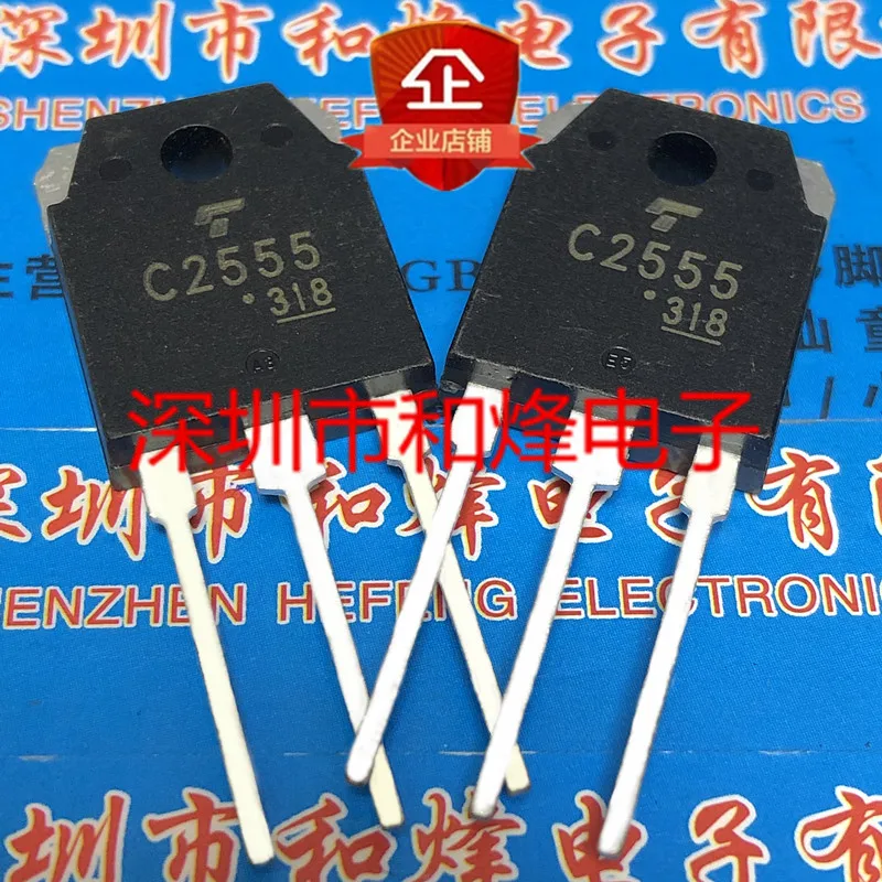 5PCS-10PCS C2555 2SC2555 TO-3P 400V 8A NEW AND ORIGINAL ON STOCK