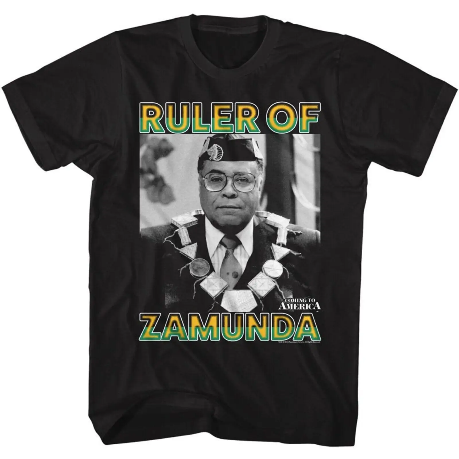 Coming To America Ruler of Zamunda Black T-Shirt