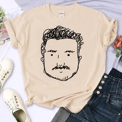 Pedro Pascal t-shirts women designer top female anime graphic clothing