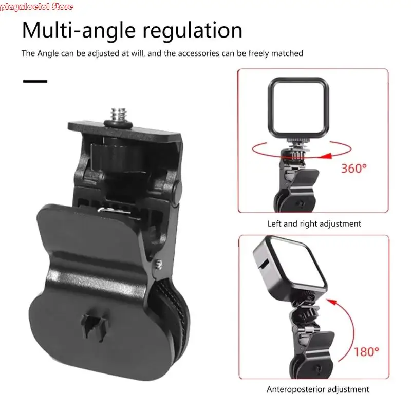 E8BAスクリーンマウントクランプクリップユニバーサル1/4スクリューモニターカメラマウント