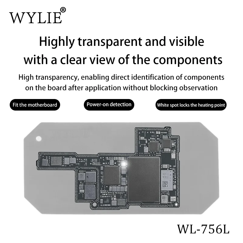 WYLIE WL-756L Motherboard Short Circuit Finder Pad Flexible Heat For Mobile Phone Repair Accurately Locate Hotspots Instantly