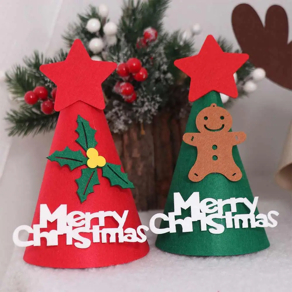 Festive Supplies Santa Claus Merry Christmas Hat Christmas Felt Santa Claus Hat Cartoon Animal Party Hat Families