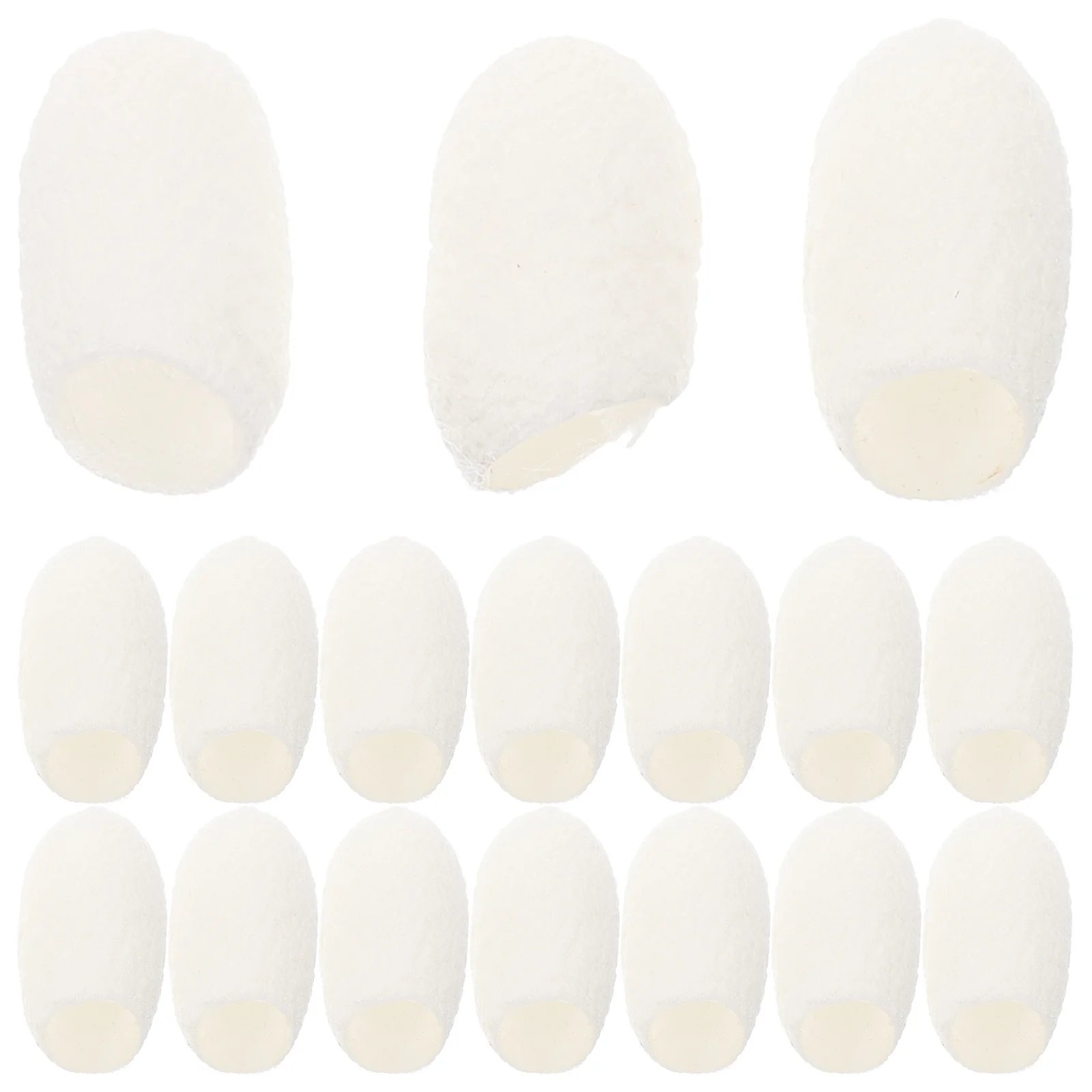 60 stuks gezichtsreiniging zijderups ballen zachte zijde gezichtsreinigingsbal exfoliërende diepe reiniger gezichtsverzorgingsbal