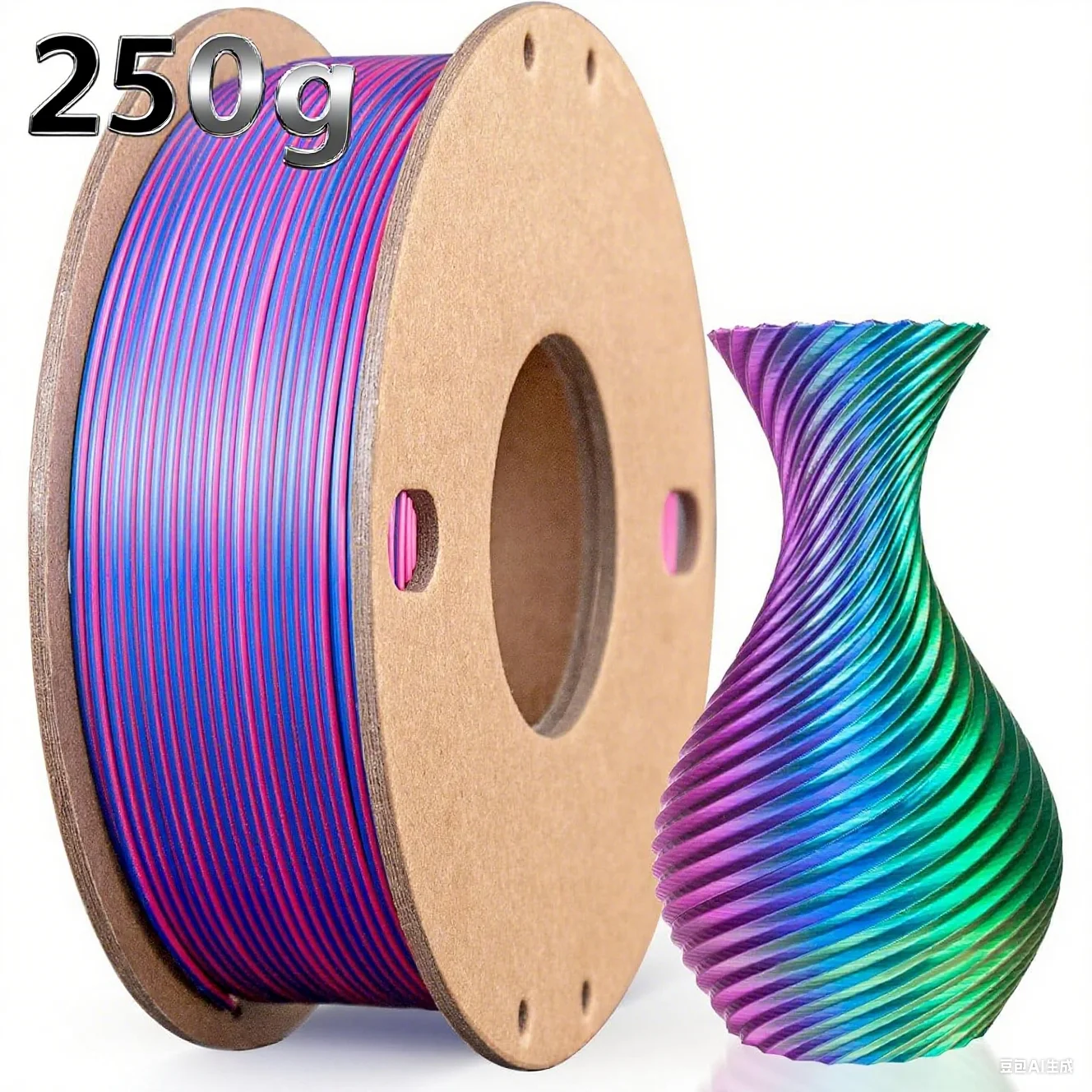 

Нить для 3D принтера, 250 г, 3 цвета в 1, 1,75 мм
