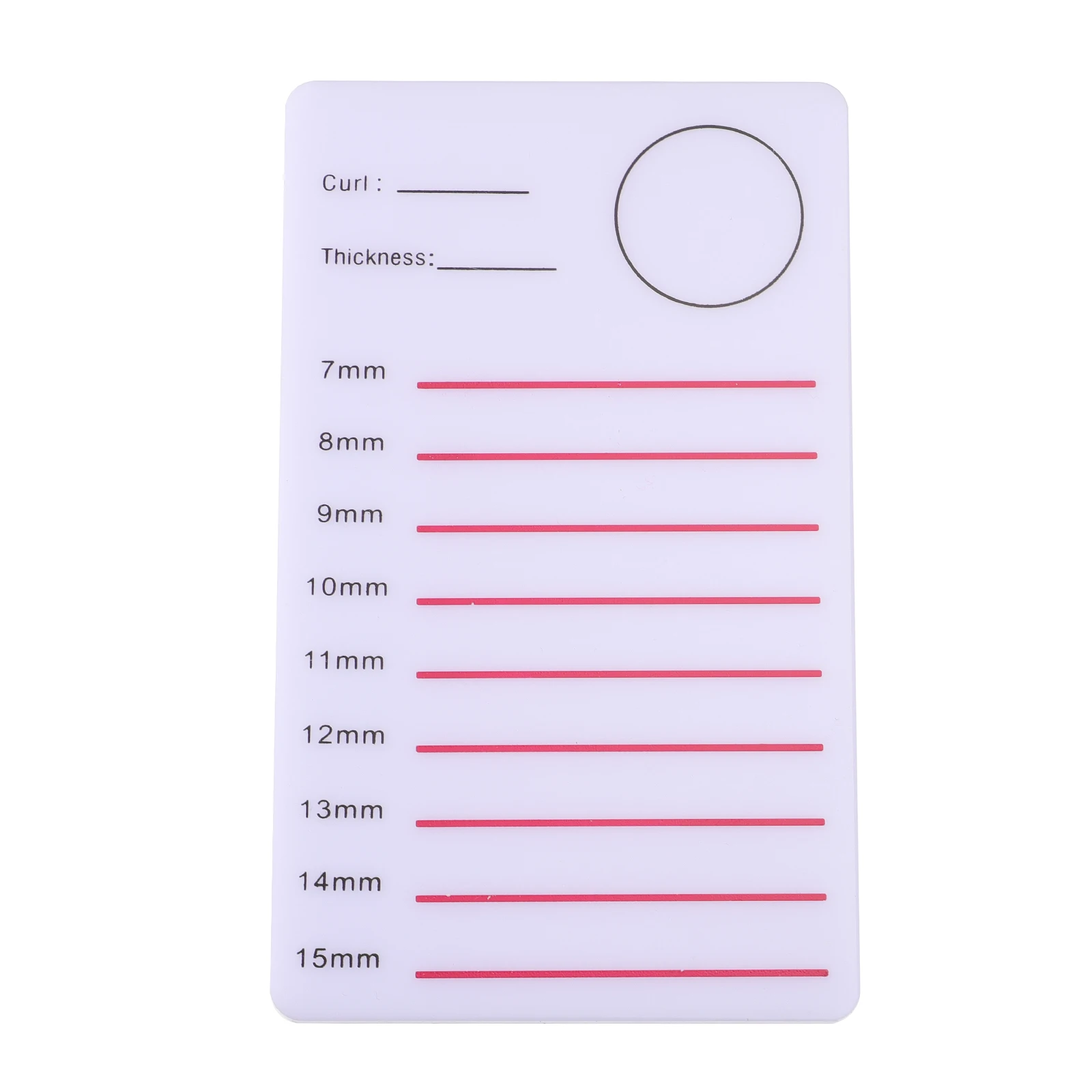 

Eyelash Board Tray Extension Professional False Plate Organizer Pallet Eyelash Holder Durable Quality Materials Easy Clean Carry
