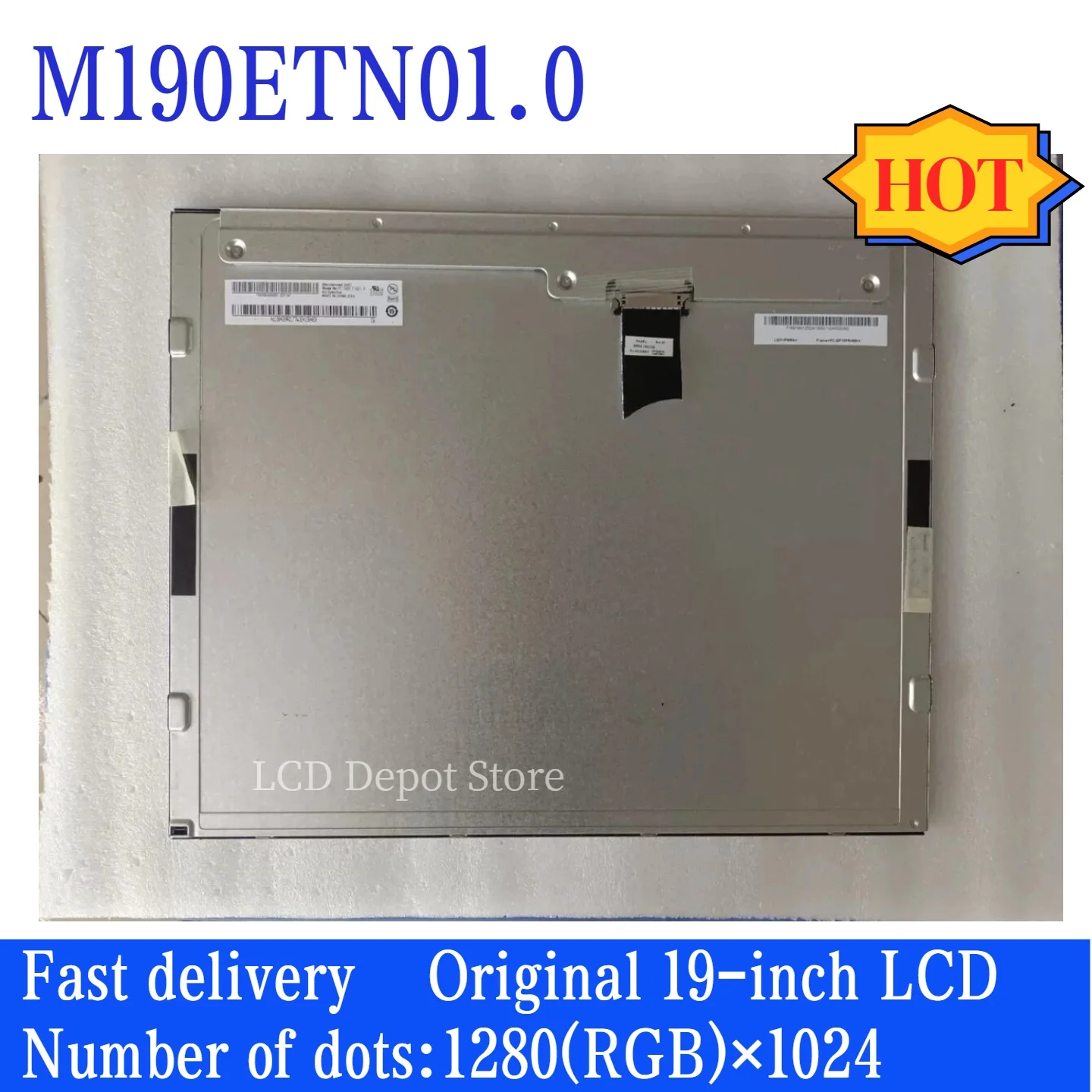 M190ETN01.0 brand new original 19 inch LCD display module 1280(RGB)×1024