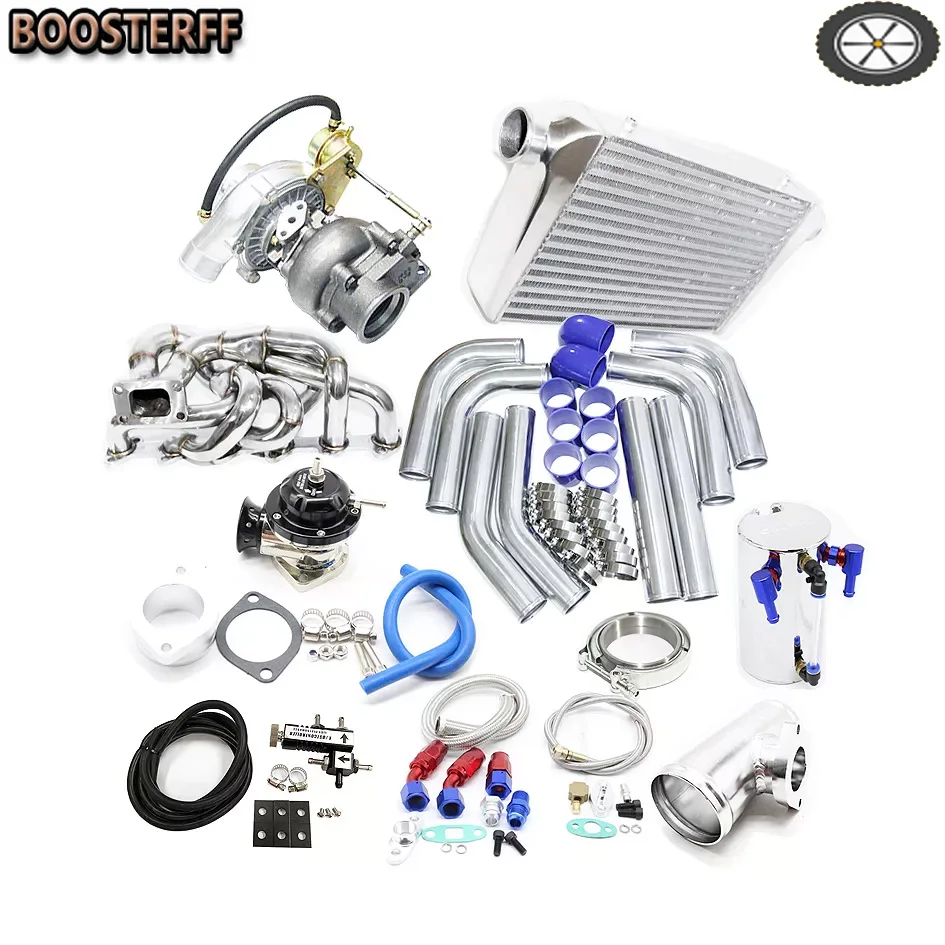 Turbo Kits W/SS Manifold for BMW M3 323 325 328 E30 I6 SOHC T3 M20 2.5L/2.7L