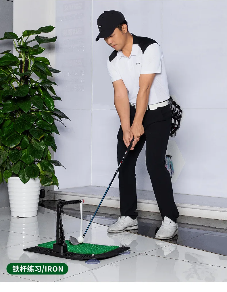 PGM Adjustable Height 360 Degree Rotation Golf Swing Trainer Indoor Golf Swing Practice Training Aid Factory Direct Wholesale view 3