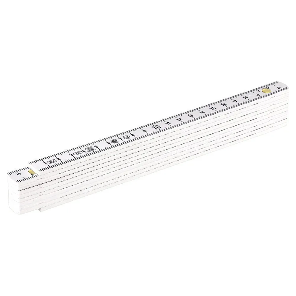 Slide Folding Ruler Ten-Parts Up 2Meters ABS Plastic Double Sided Fold Folding Measurements Ruler High Quality