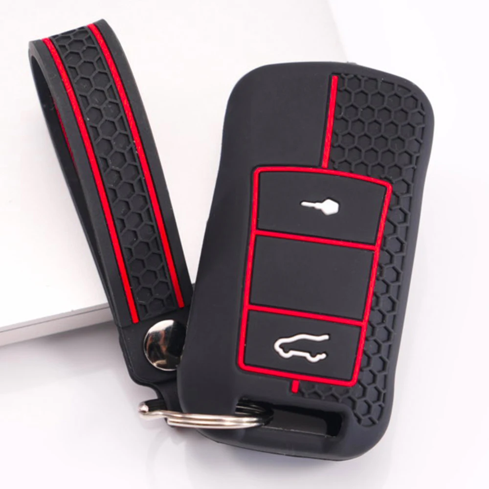Remote Key Protector With Keychain For Porsche 911 911 GT3 Cayenne Macan Panamera Cayman Boxster 718 Taycan Carrera Durable
