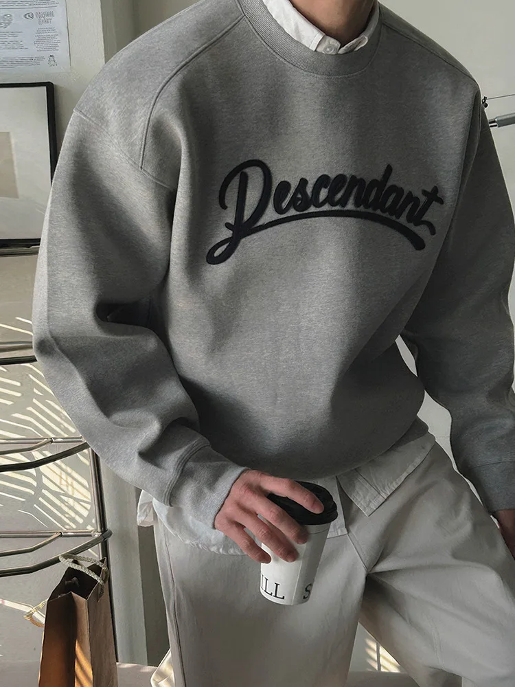 

Мужские дизайнерские худи без капюшона с полноцветным принтом, графическим рисунком и цифровой печатью букв, в различных цветах