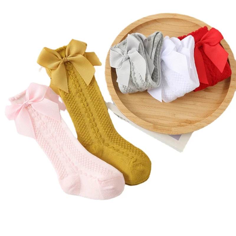 baby accessories baby socks 2022 girl toddler newborn bow socks newborn ruffle girl sock newborn toddler boy girl 0-24 months